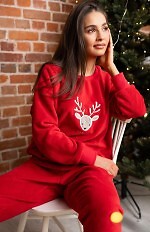 Piżama Sensis Harriet dł/r Christmas S-XL