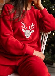 Piżama Sensis Harriet dł/r Christmas S-XL