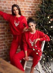 Piżama Sensis Harriet dł/r Christmas S-XL