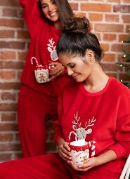 Piżama Sensis Harriet dł/r Christmas S-XL