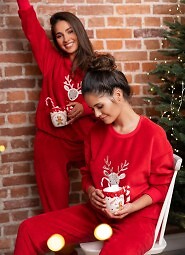 Piżama Sensis Harriet dł/r Christmas S-XL