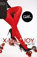 Rajstopy Gatta X-Mas Joy wz.03 50 den 5-XL