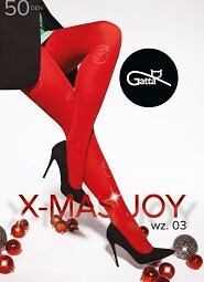 Rajstopy Gatta X-Mas Joy wz.03 50 den 5-XL