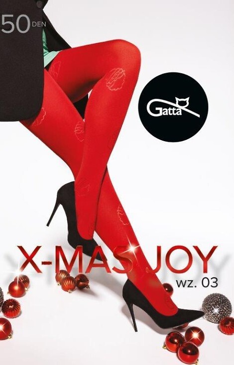 Rajstopy Gatta X-Mas Joy wz.03 50 den 5-XL