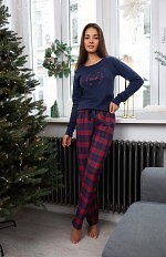 Piżama Sensis Emmeline dł/r Christmas S-XL