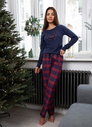 Piżama Sensis Emmeline dł/r Christmas S-XL