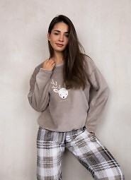 Piżama Sensis Milou dł/r Christmas S-XL