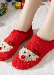 Kapcie WiK N&T art.049/10 Happy Winter Boucle ABS 35-42