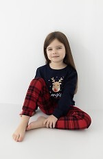 Piżama Sensis Lucy Kids Girl dł/r Christmas 98-104