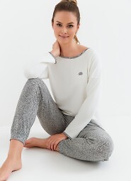 Piżama Cana 411 dł/r Bella Soft S-XL