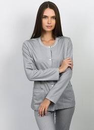 Piżama Betina 1485 dł/r 2XL-3XL rozpinana